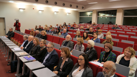 Promocja książki  prof. Adama Massalskiego.