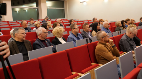 Promocja książki  prof. Adama Massalskiego.