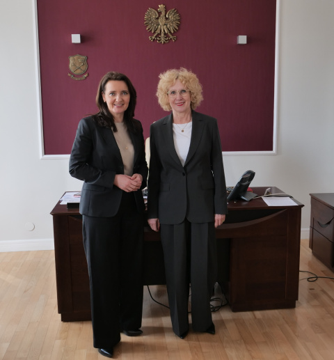 Wizyta minister Marzeny Okły - Drewnowicz