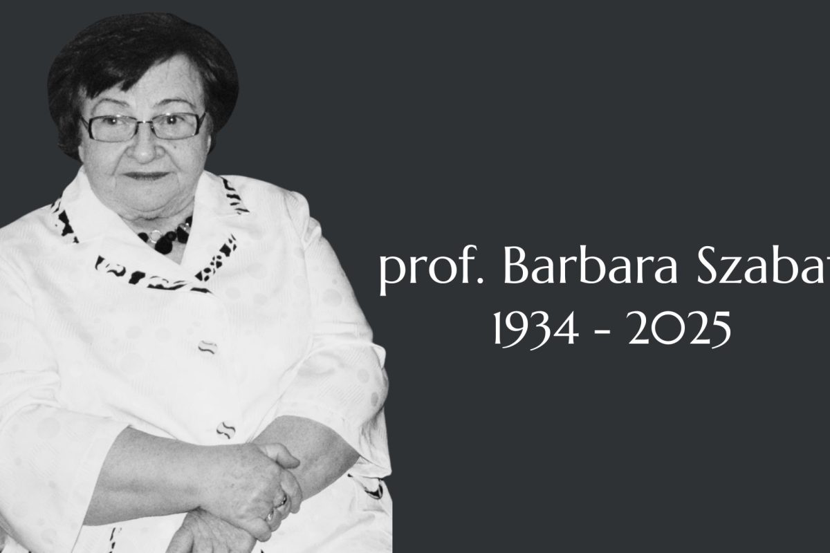 Infografika Odeszła prof. Barbara Szabat