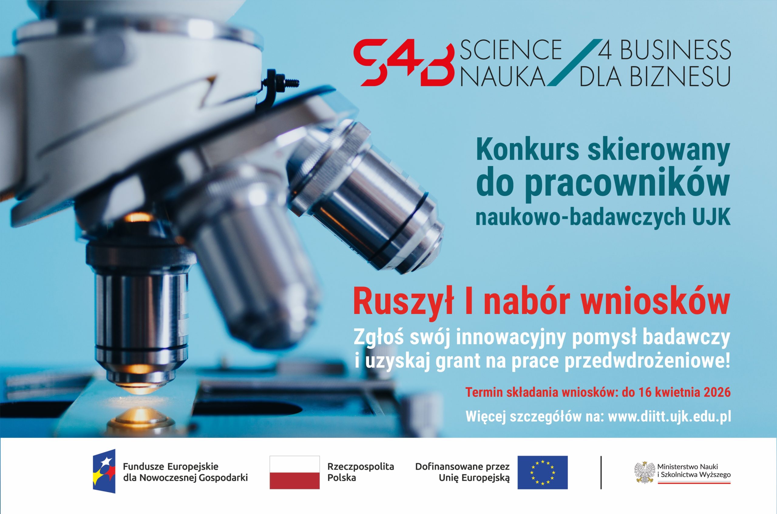 Science4Business - Konkurs na granty