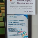 plakat Olimpiady Język Angielski w Naukach Medycznych