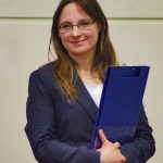 Prowadząca Święto Liczby Pi na WNŚiP UJK