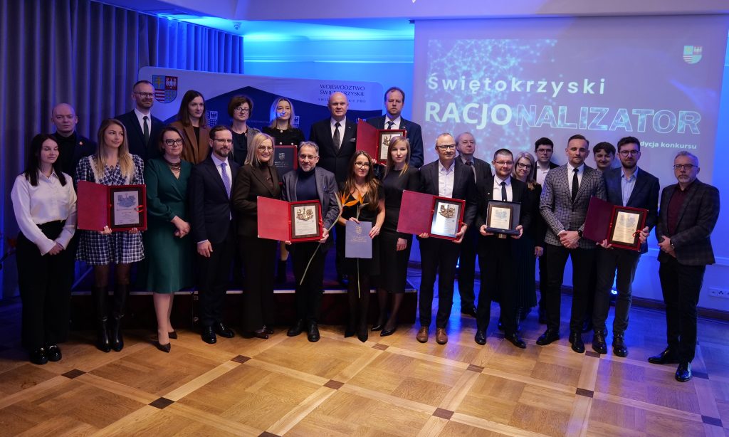 Naukowcy UJK nagrodzeni na gali „Świętokrzyski Racjonalizator”