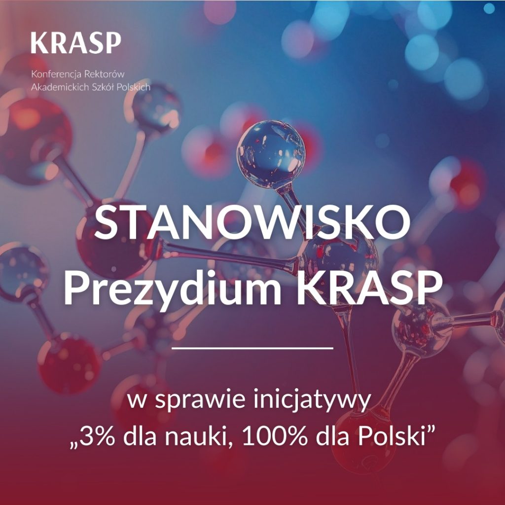 Prezydium KRASP popiera postulaty inicjatywy „3% dla nauki, 100% dla Polski”