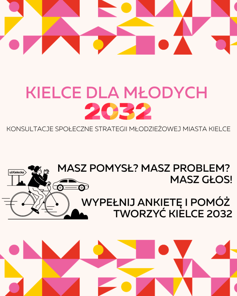 Plakat akcji Kielce dla młodych