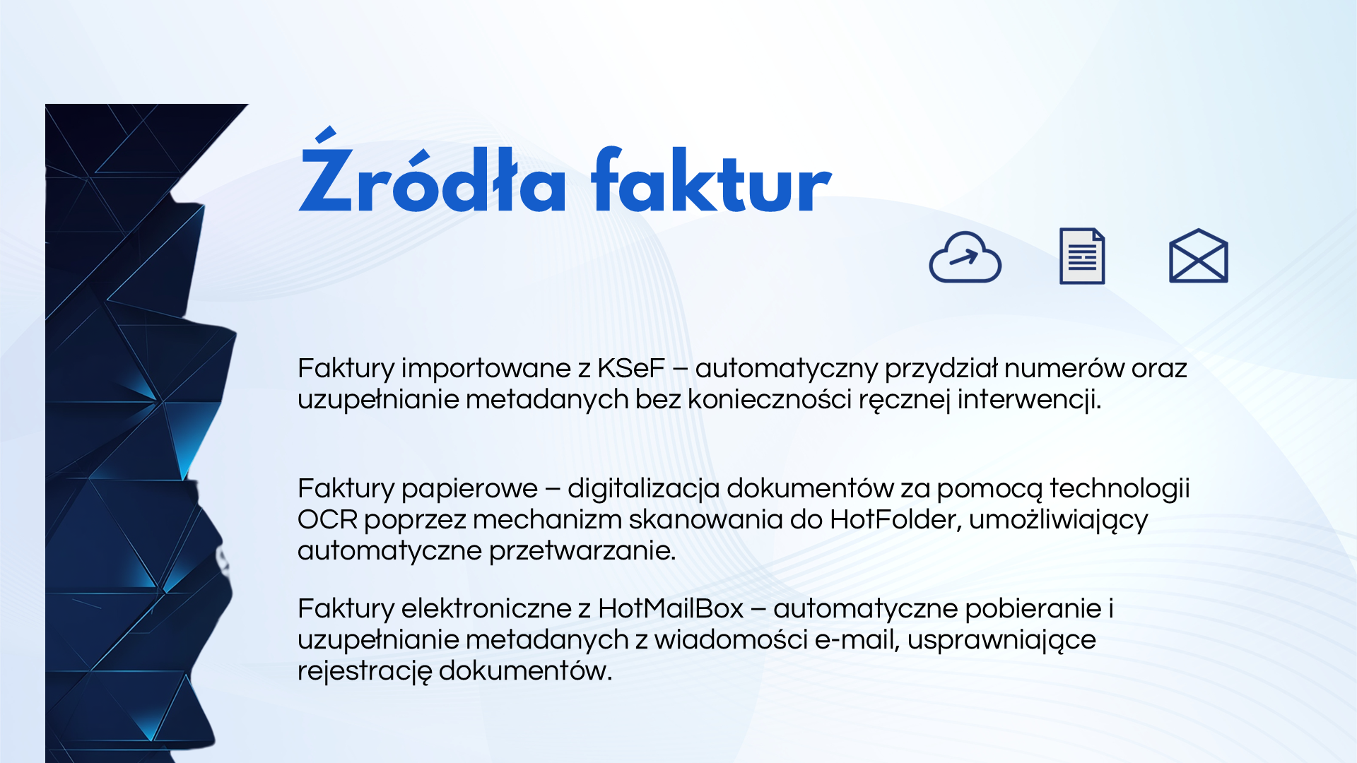 Obsługa aplikacji Finanse w systemie EZD, slajd 4