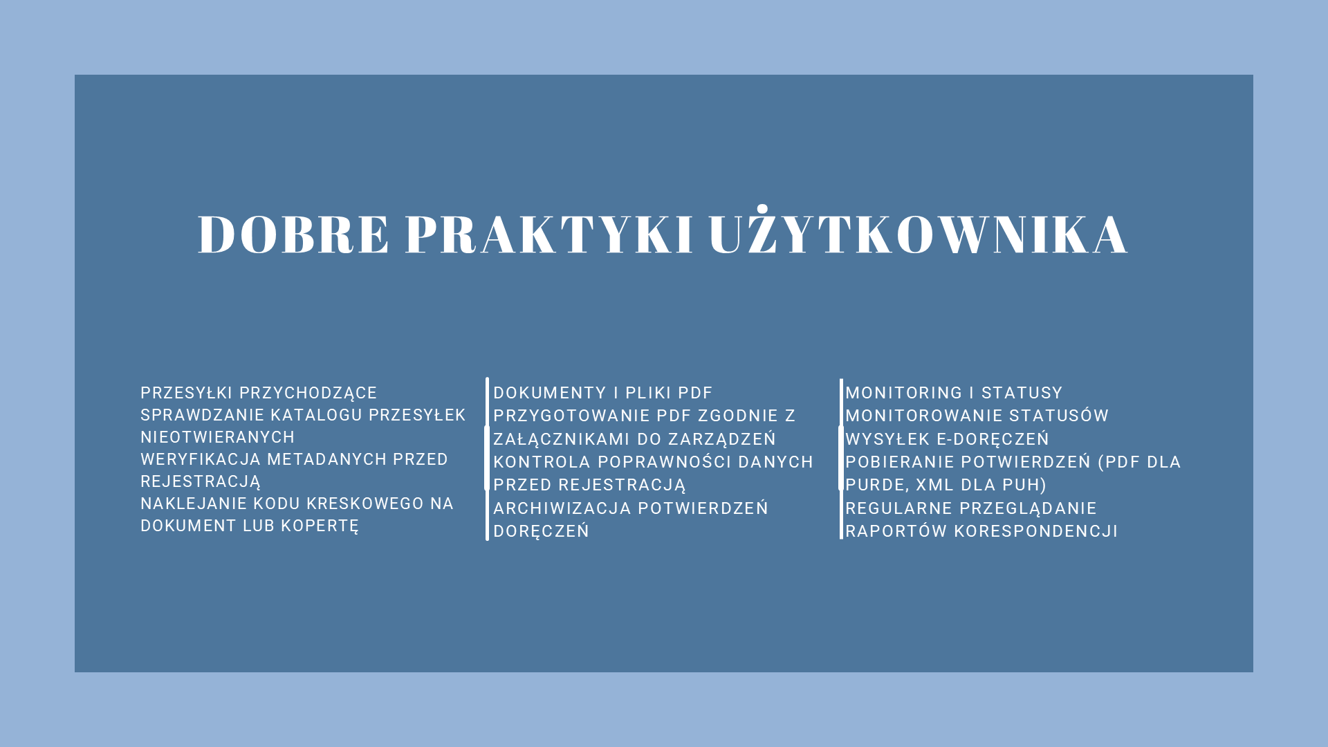 Obsługa aplikacji Kancelaria w systemie EZD, slajd 11
