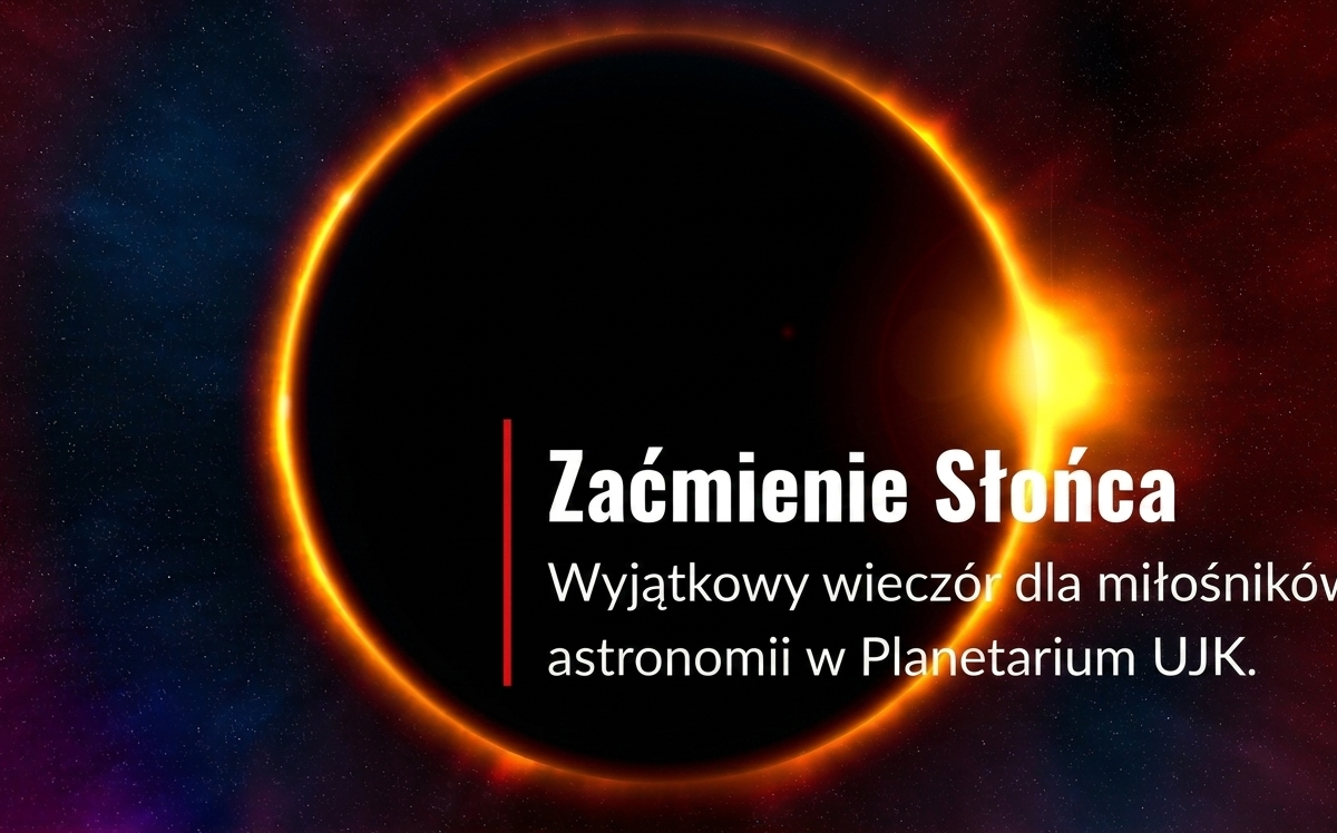 Zdjęcie do artykułu: Zaćmienie Słońca w Planetarium UJK